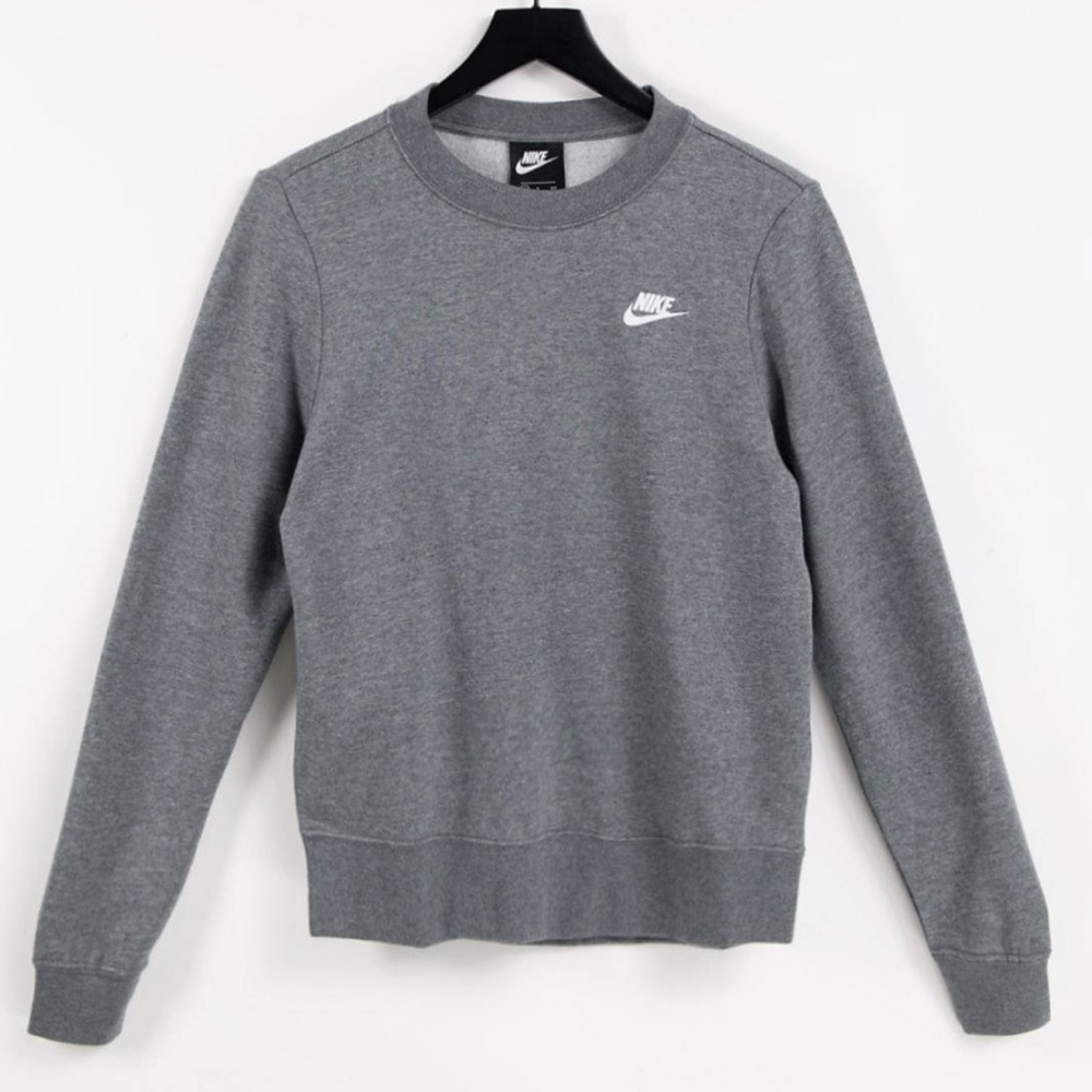 GREY NIKE CREWNECK SWEATSHIRT NIKE HOODIE OVERSIZED HOODIE NIKE SWEATSHIRT
